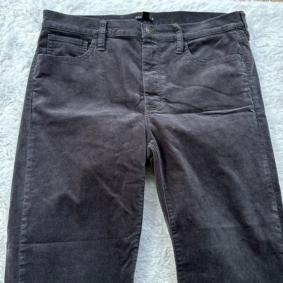 J. Crew Mercantile Pants charcoal gray velveteen size 31 - Picture 5 of 11